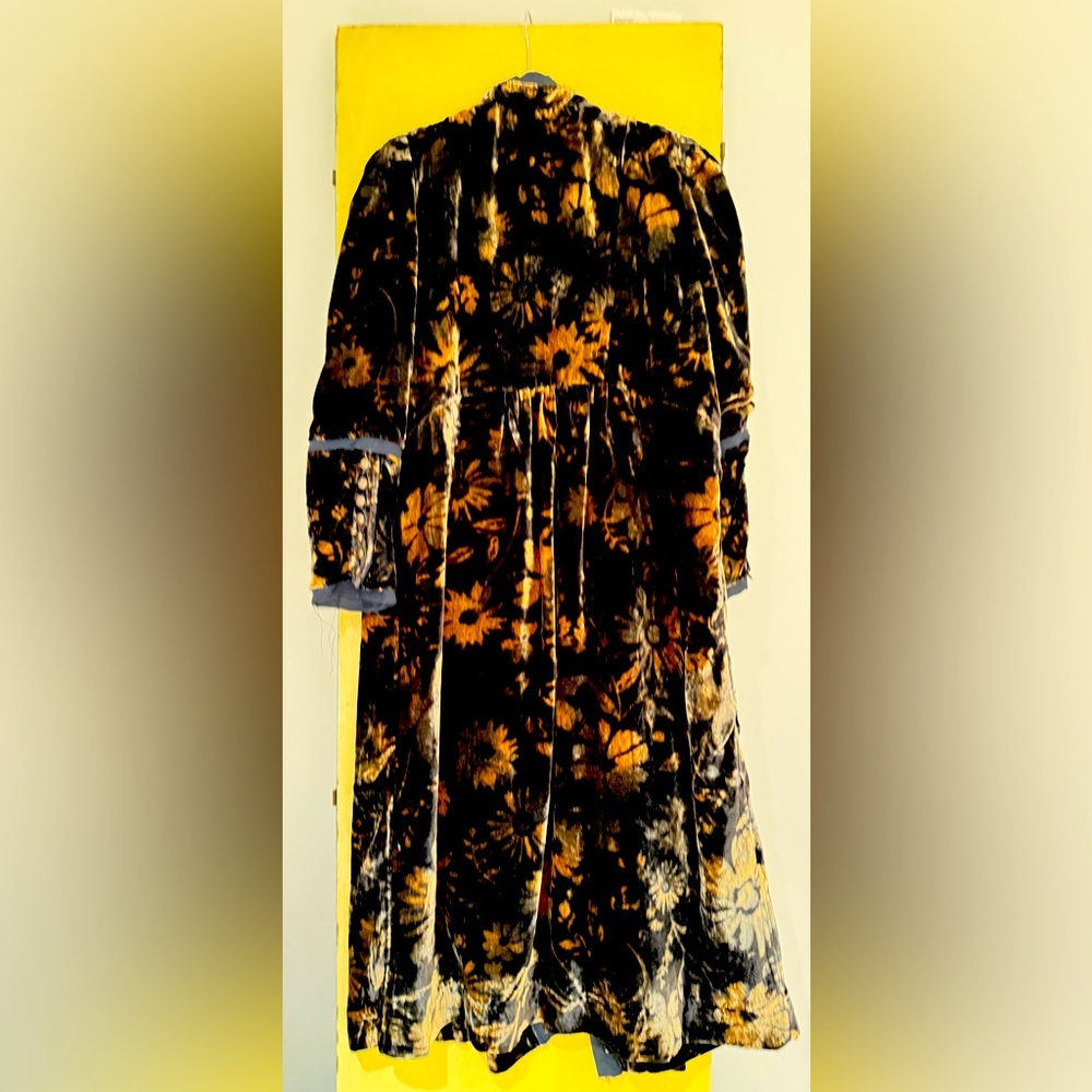Free people velvet sunflower duster  jacket